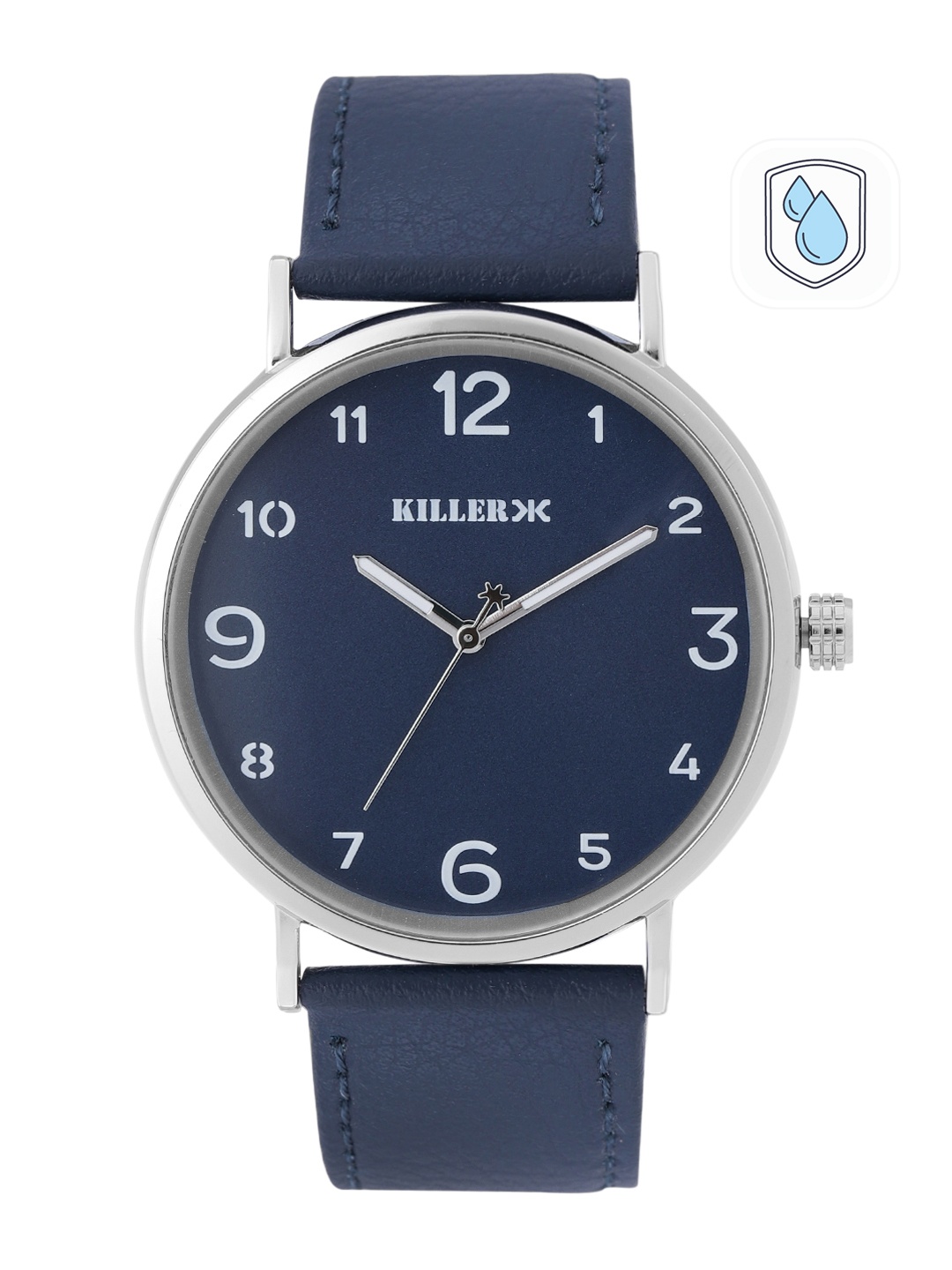 

Killer Men Blue Dial & Straps Rebel Analogue Watch KL22/003-D