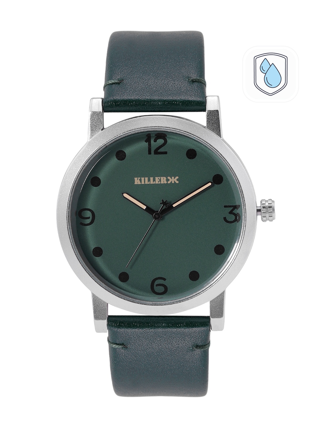 

Killer Men Green Dial & Straps Rebel Analogue Watch KL22/012-D