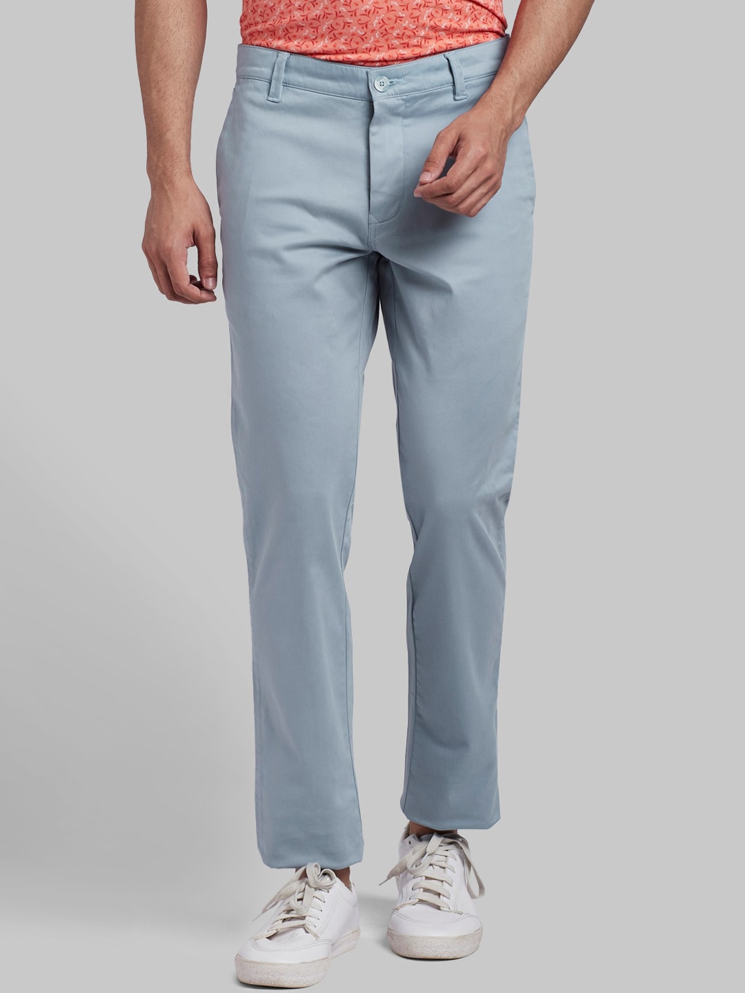 

Parx Men Blue Slim Fit Trousers