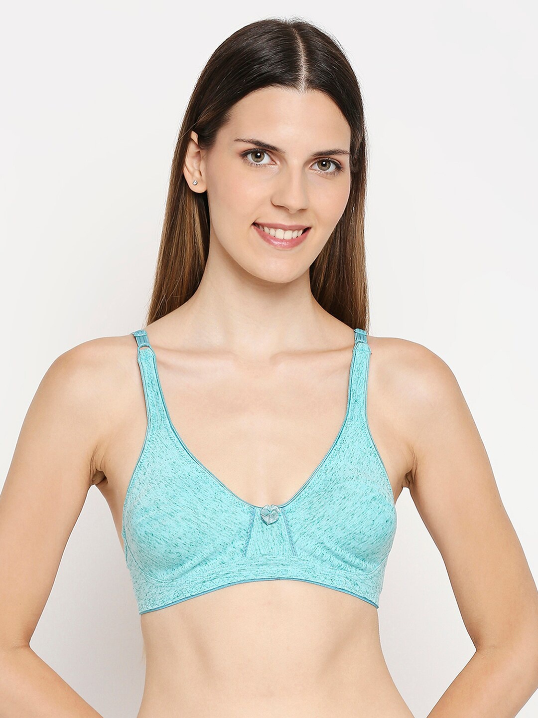 

Lady Love Green Abstract Printed Bra LLBR9054