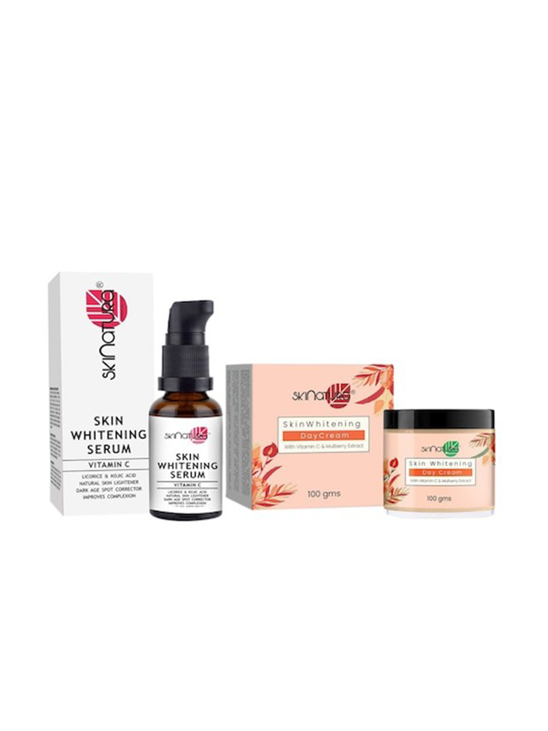 

Skinatura Skin Whitening Face Serum 30 ml & Skin Whitening Day Cream 100 g, White