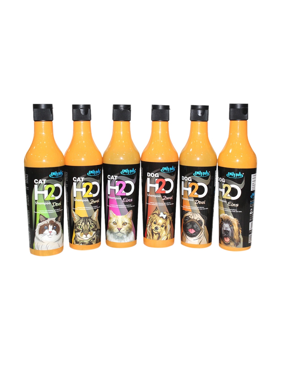 

Emily Pets Mustard and Black Cat H2O Body Shampoo