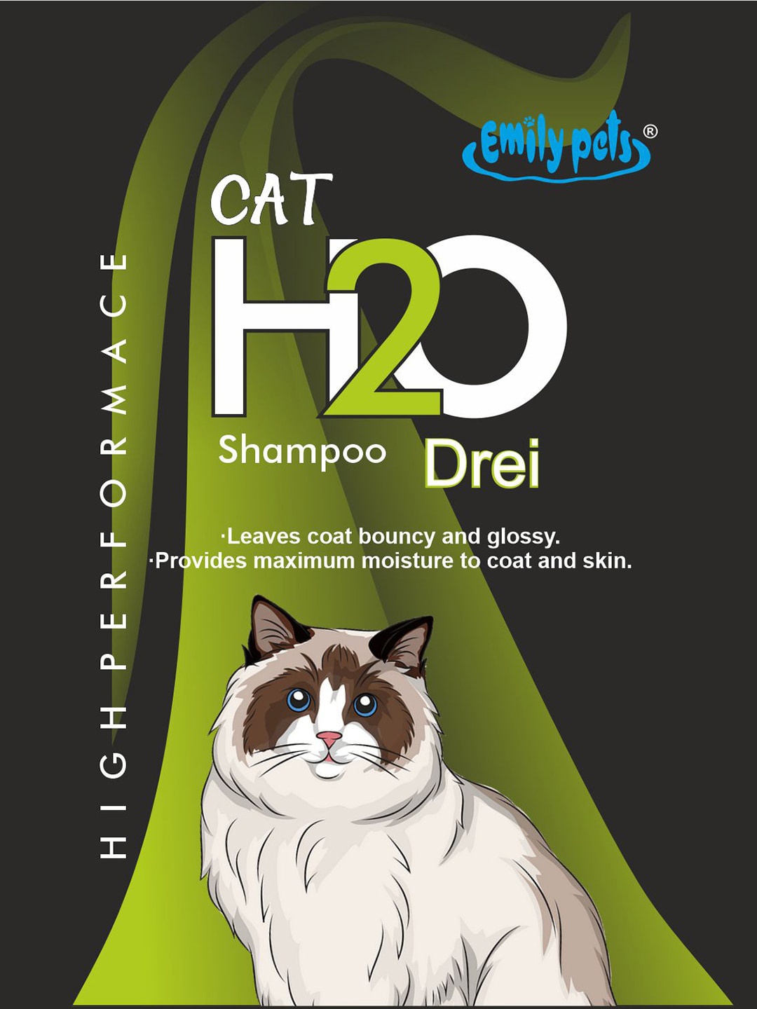 

Emily pets Cat H2O Body Shampoo - 300 ml, White