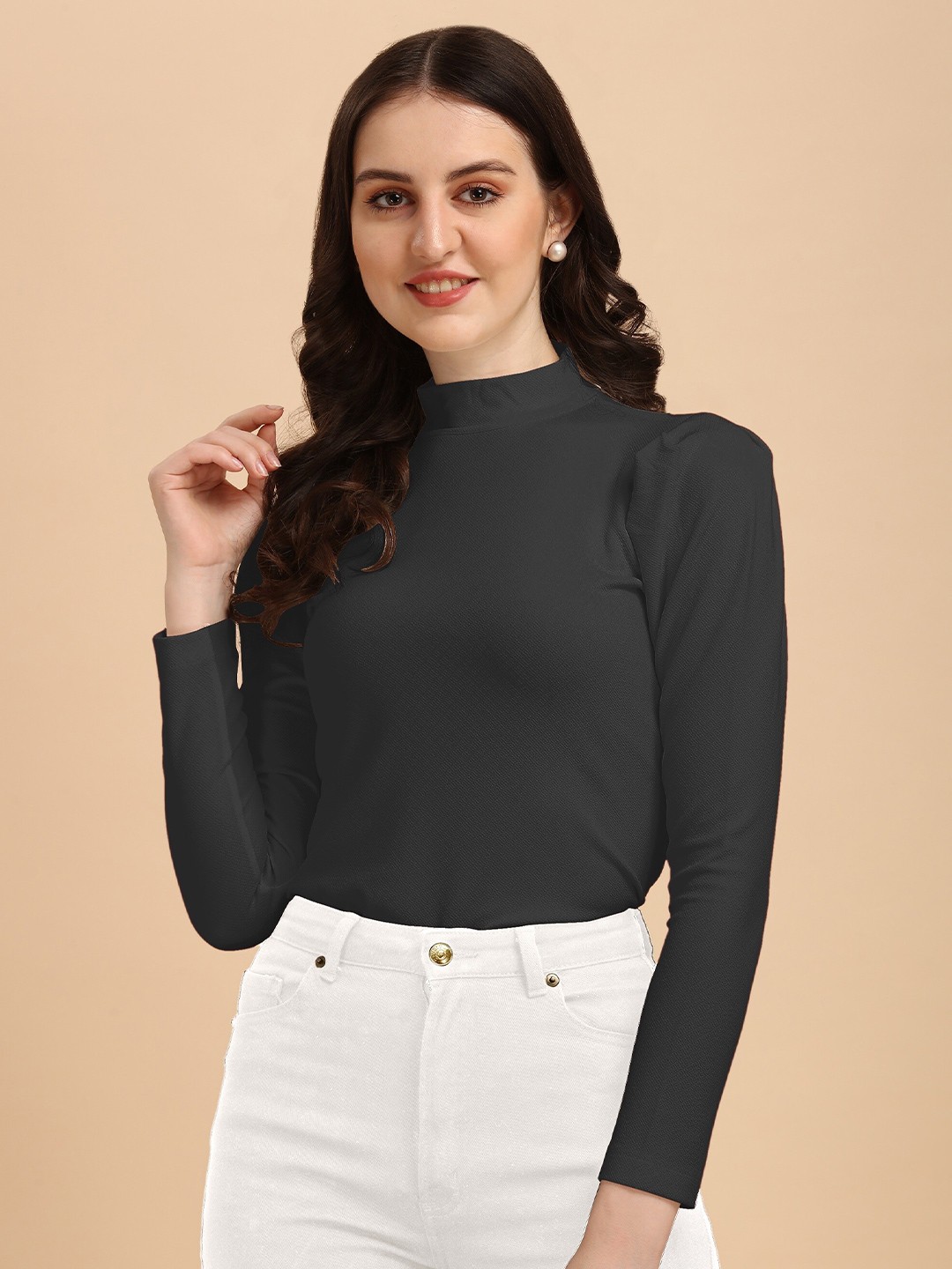 

Wedani Women Black Solid Top
