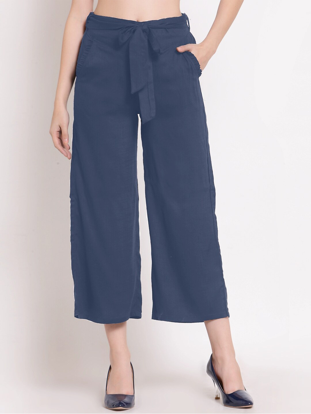 

PATRORNA Women Charcoal Capris