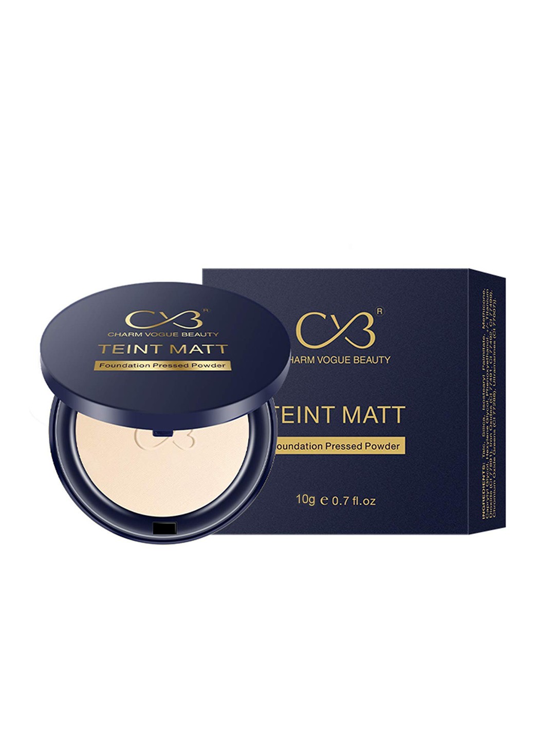 

CVB Teint Matt Foundation Pressed Powder - Soft Ivory, Cream