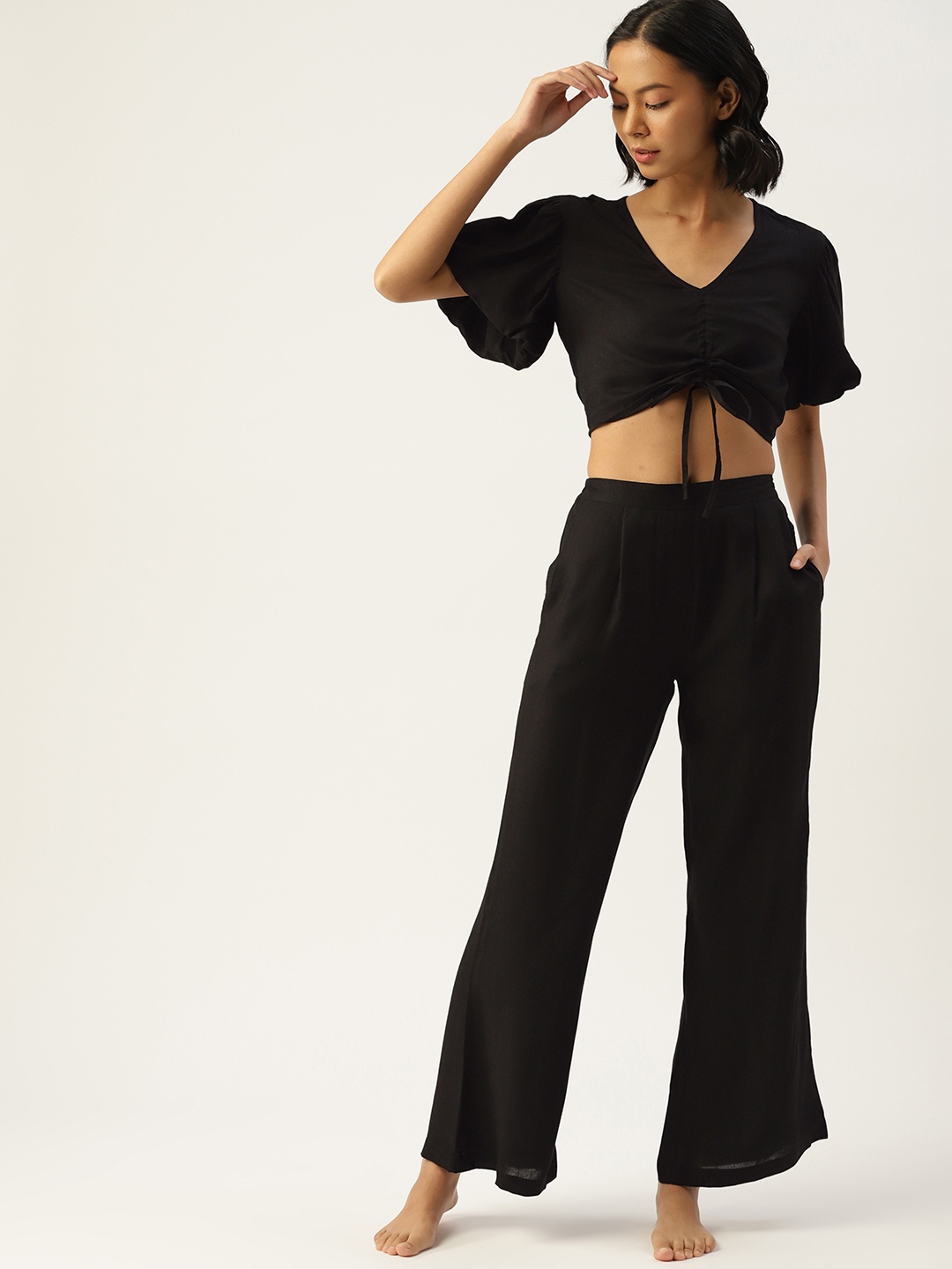 

ETC Women Black Night suit
