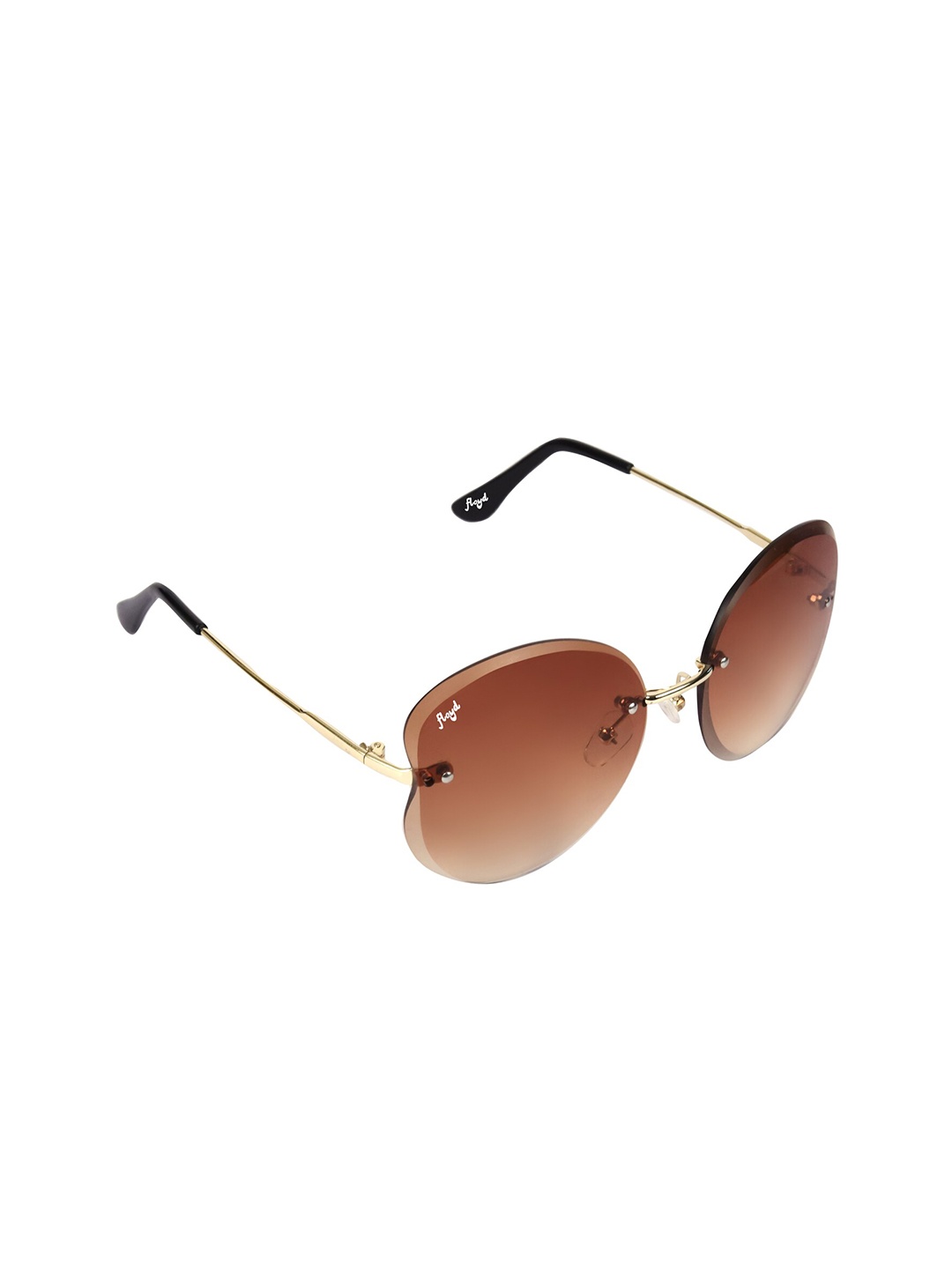 

Floyd Unisex Brown Lens & Gold-Toned UV Protected Butterfly Sunglasses SwButfly_Brn