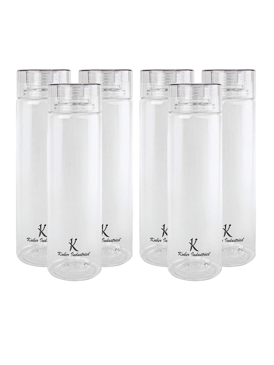 

Kuber Industries Set of 6 BPA Free Plastic Refrigerator Drench Bottles, Transparent