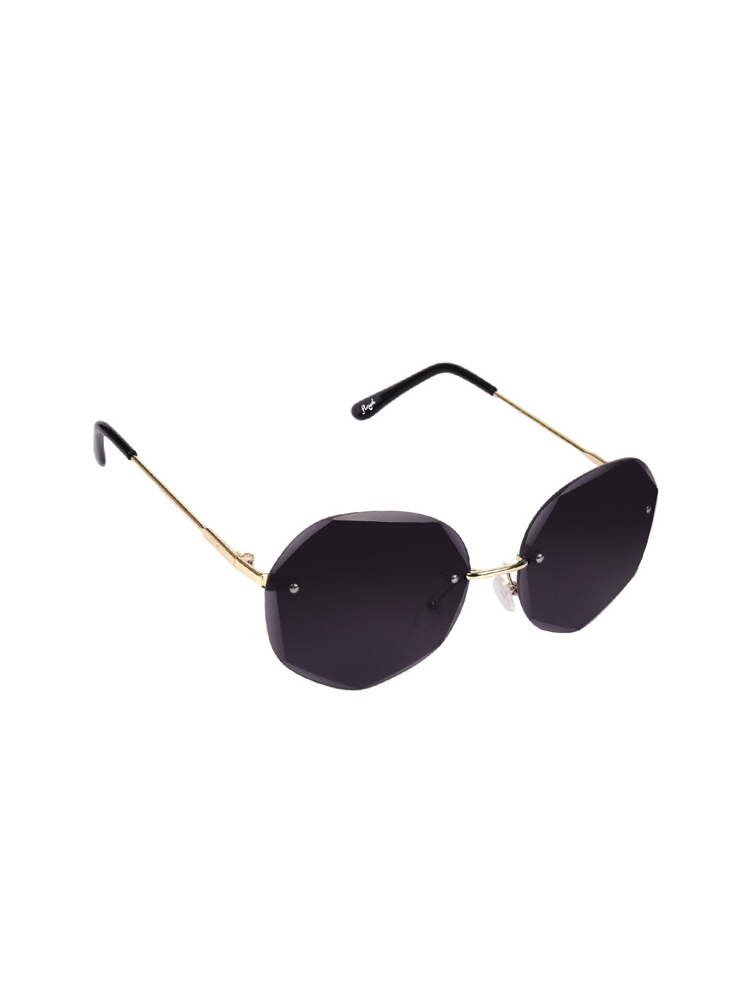 

Floyd Unisex Black Lens & Gold-Toned UV Protected Butterfly Sunglasses SwDiamd_Blk