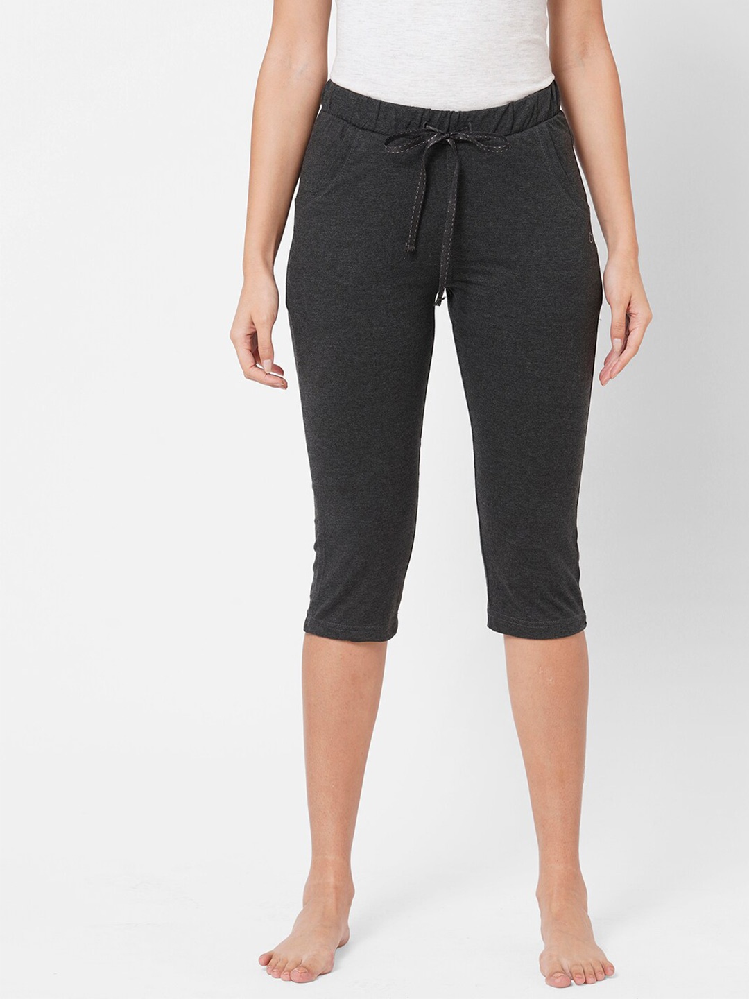 

Sweet Dreams Women Charcoal Lounge Capris
