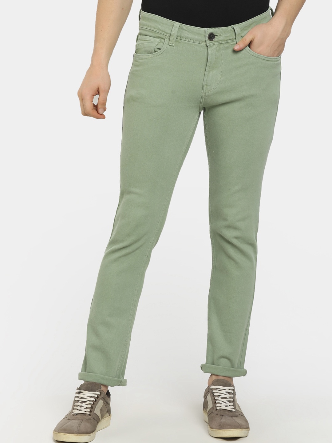 

Cherokee Men Green Classic Jeans