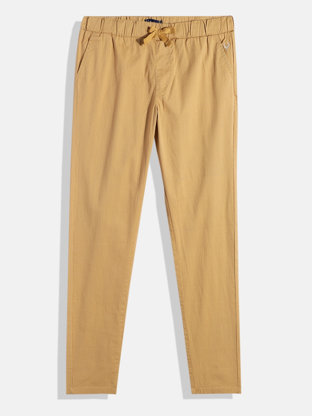

Allen Solly Junior Boys Micro Ditsy Typography Printed Trousers, Beige