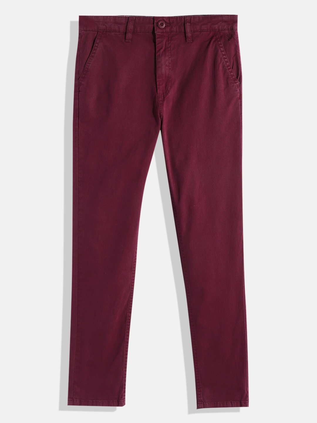 

Allen Solly Junior Boys Burgundy Solid Regular Trousers