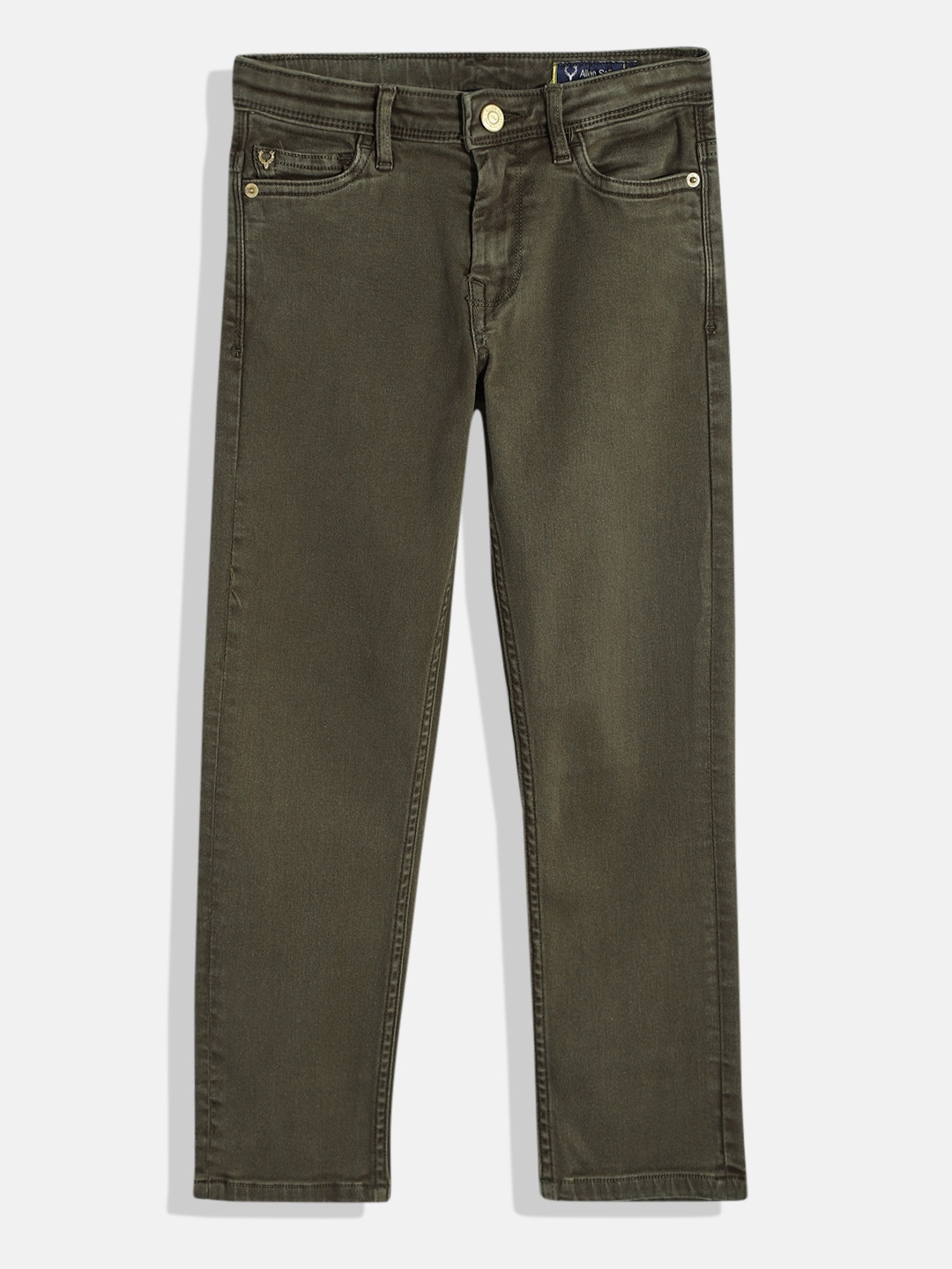 

Allen Solly Junior Boys Olive Green Stretchable Jeans