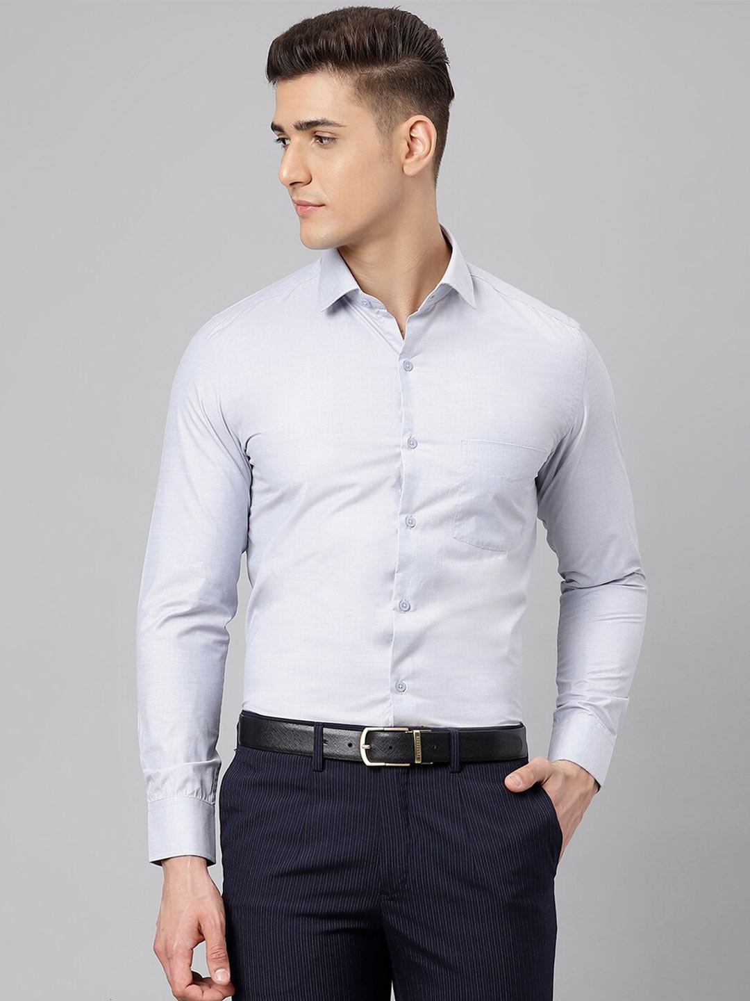 

Richlook Men Grey Formal Shirt