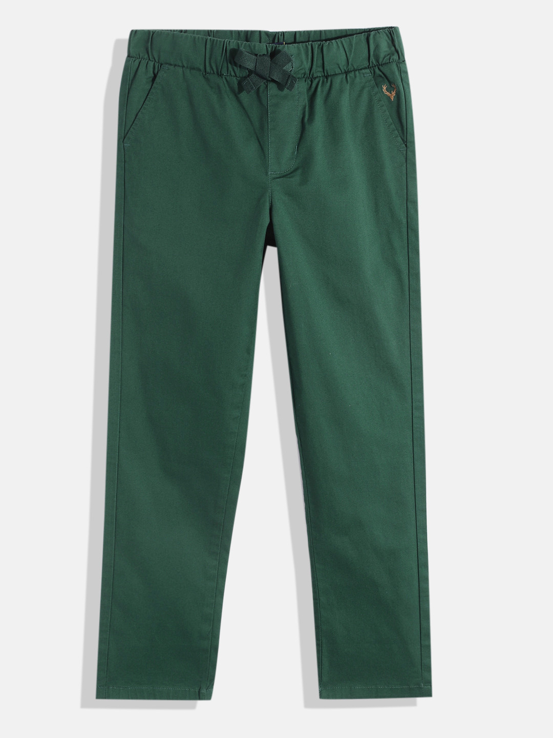 

Allen Solly Junior Boys Regular Trousers, Green