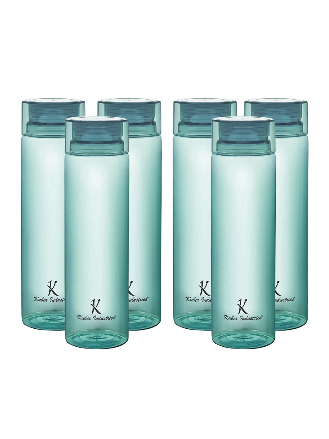 

Kuber Industries Set of 6 BPA Free Plastic Refrigerator Drench Bottles, Green
