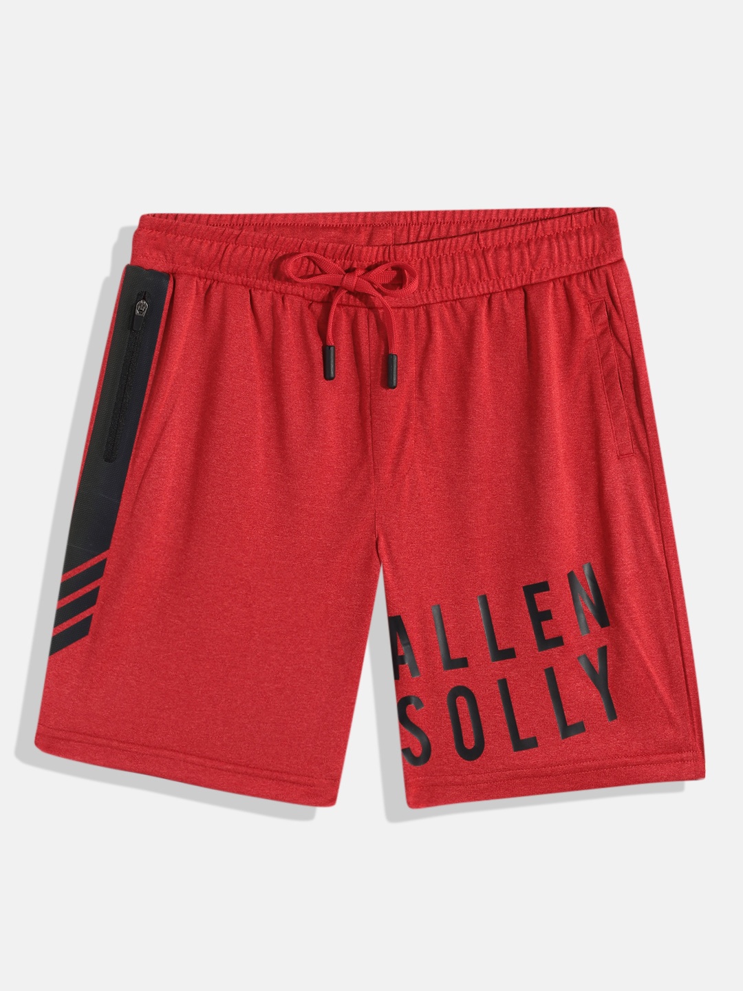 

Allen Solly Junior Boys Red Typography Printed Shorts