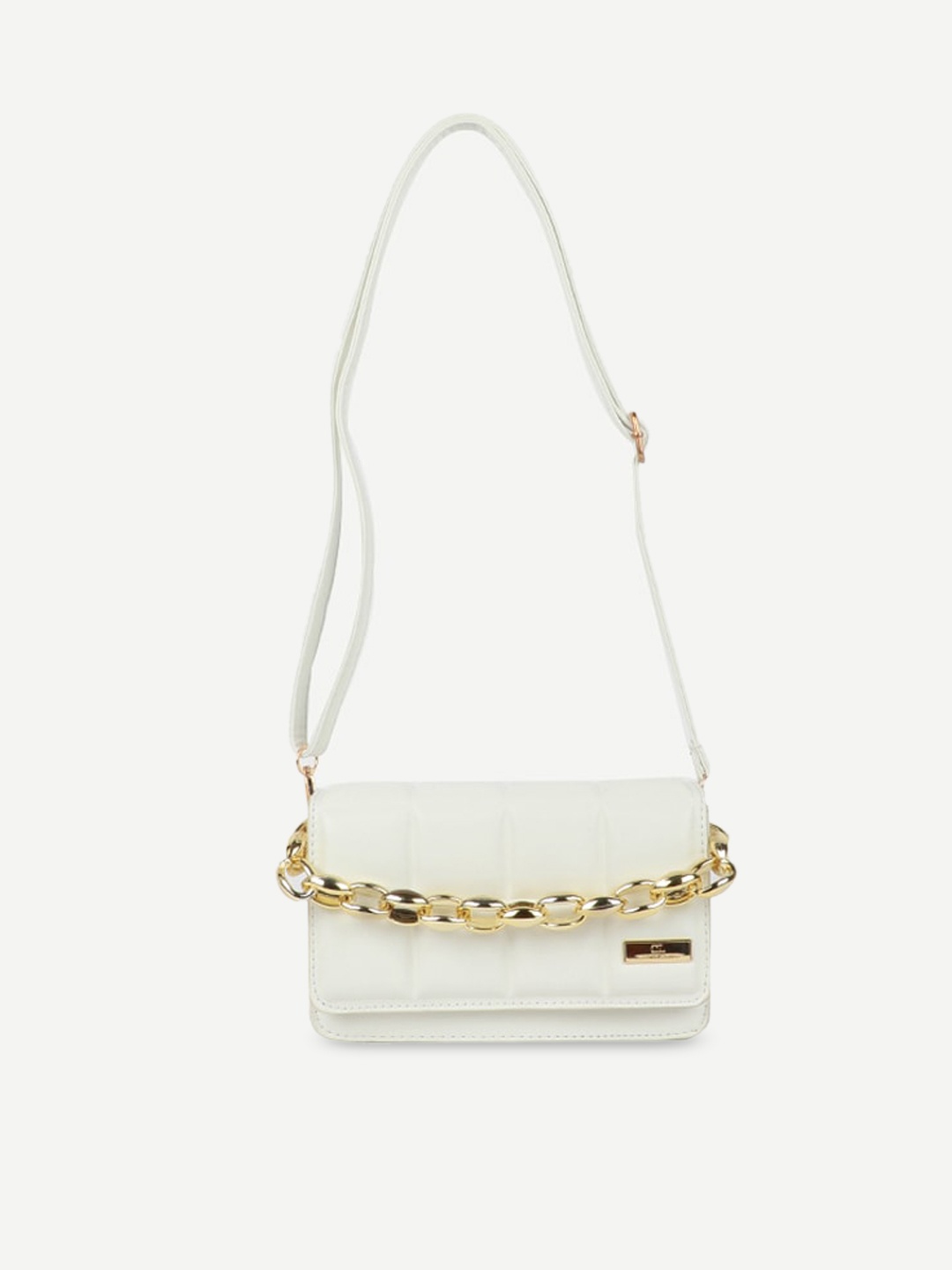 

Carlton London White Shopper Sling Bag