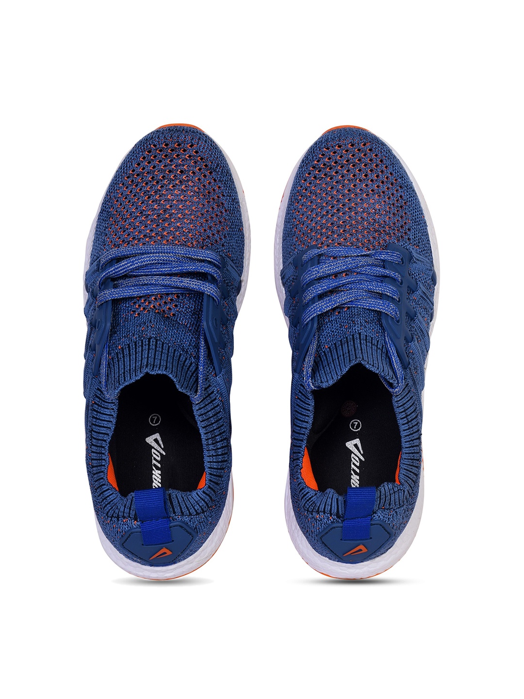 

IMPAKTO Men Blue Mesh Running Shoes