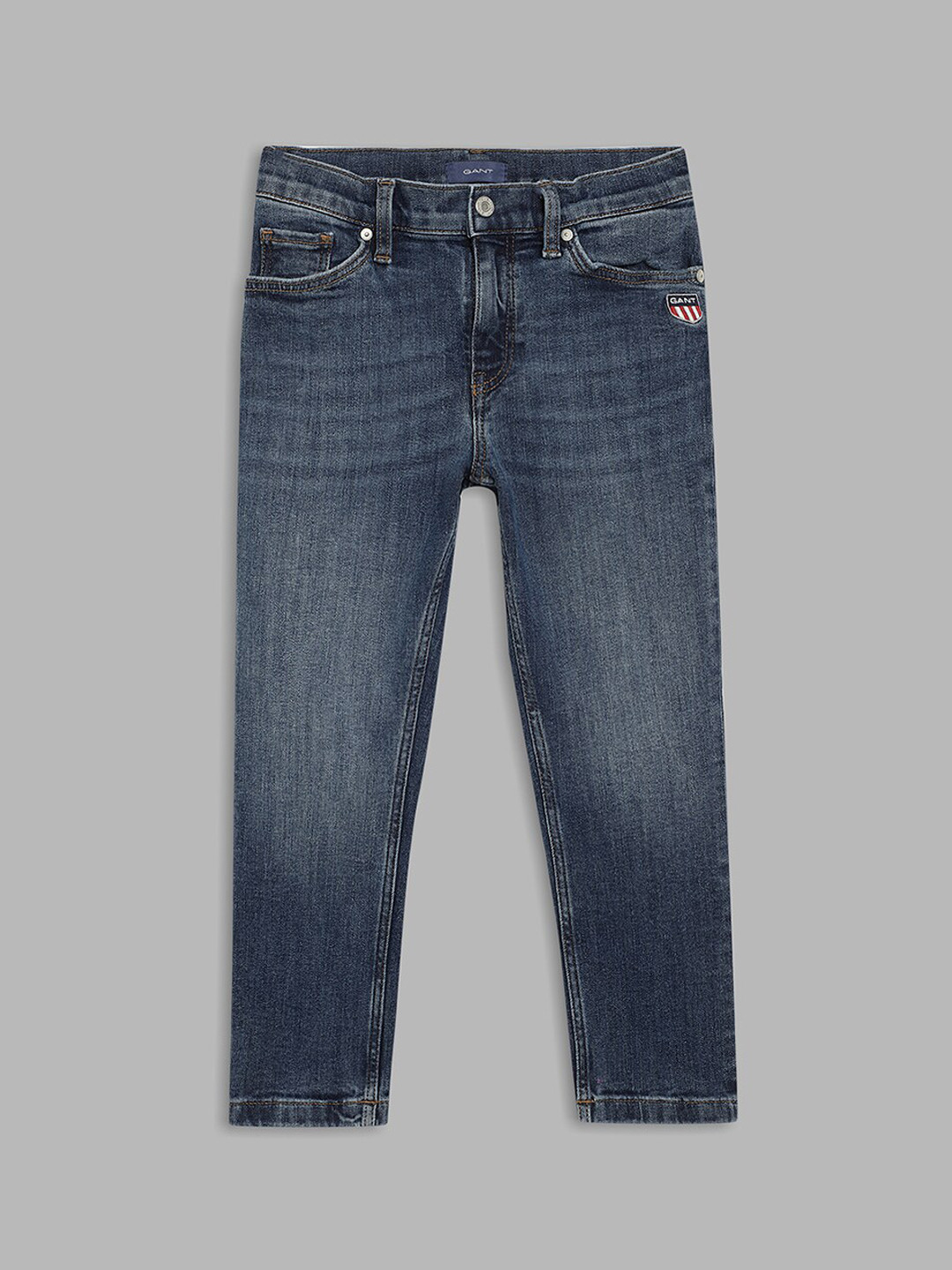 

GANT Boys Blue Slim Fit Light Fade Stretchable Jeans