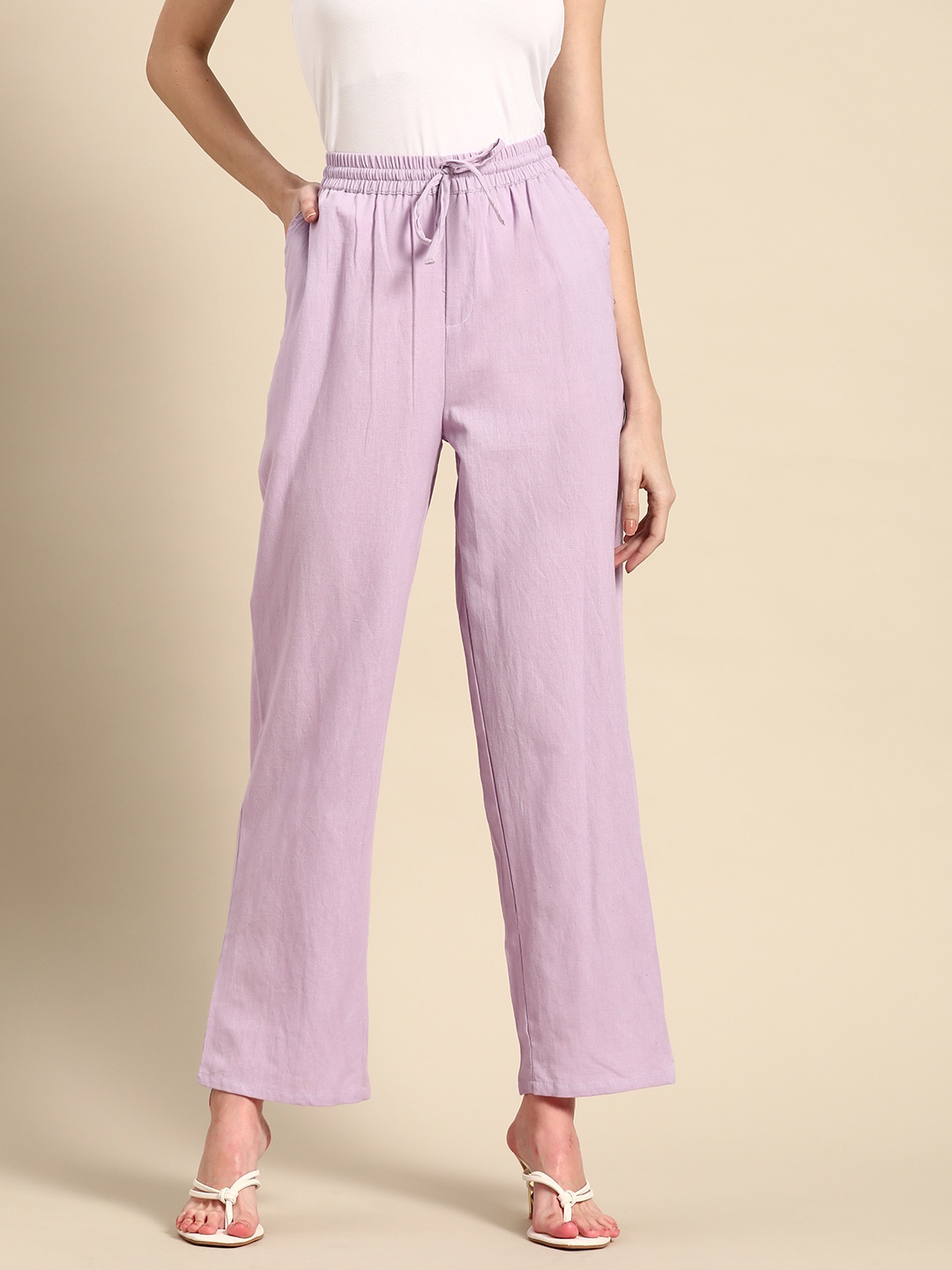 

all about you Women Lavender Comfort Trousers