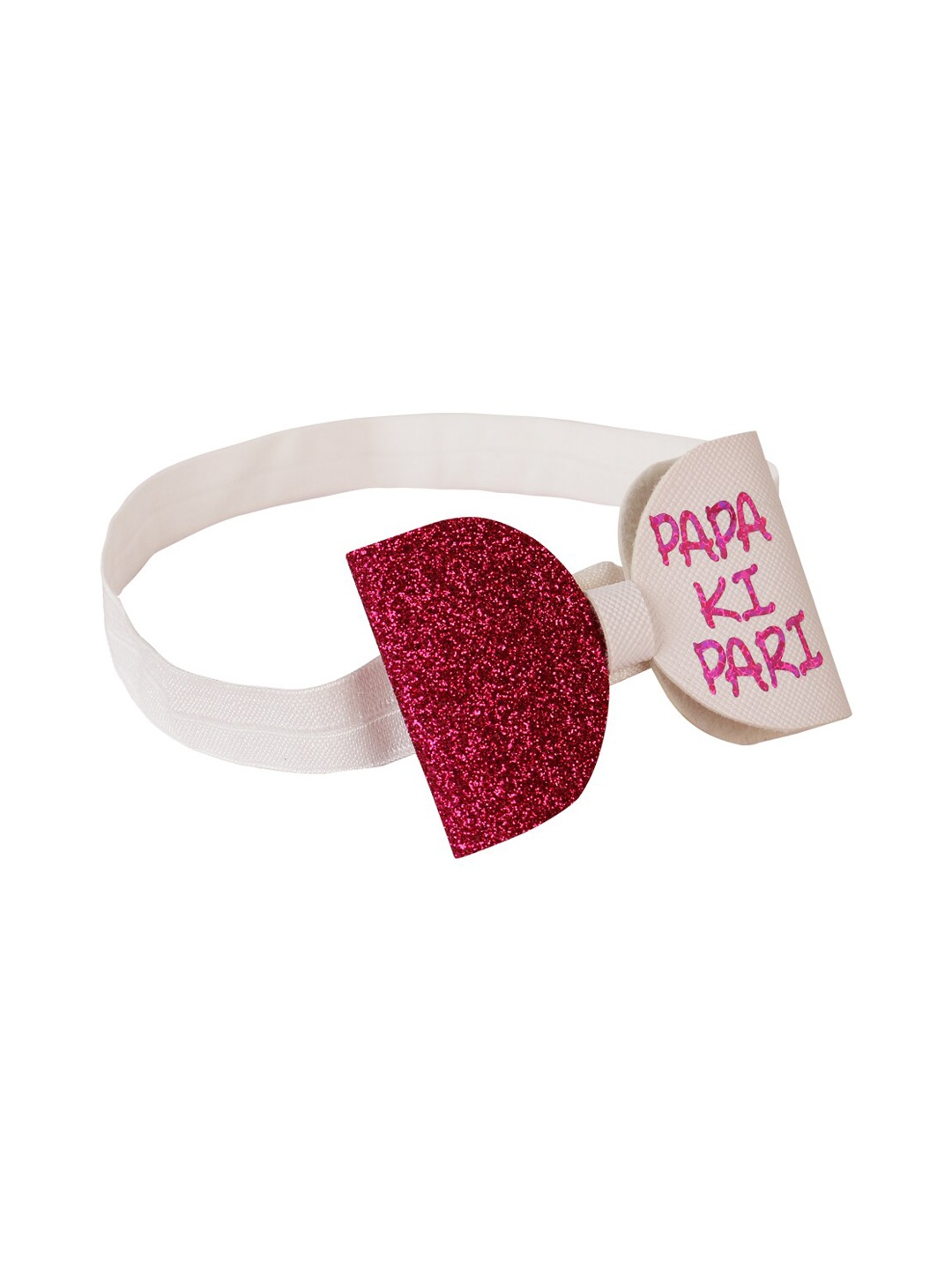

Aye Candy Girls White Papa Ki Pari Bow Headband