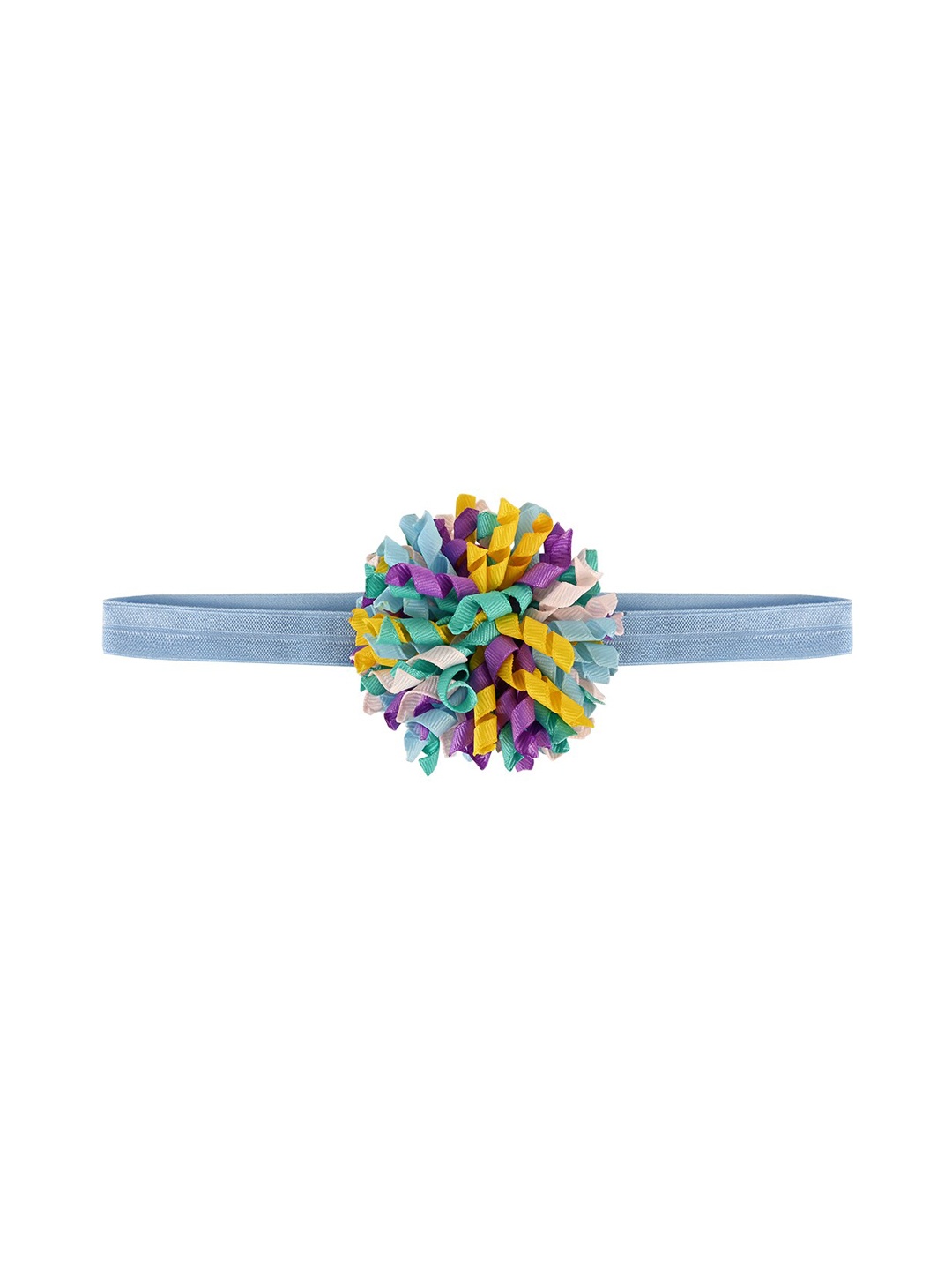 

Aye Candy Girls Blue Rainbow Fluff Headband