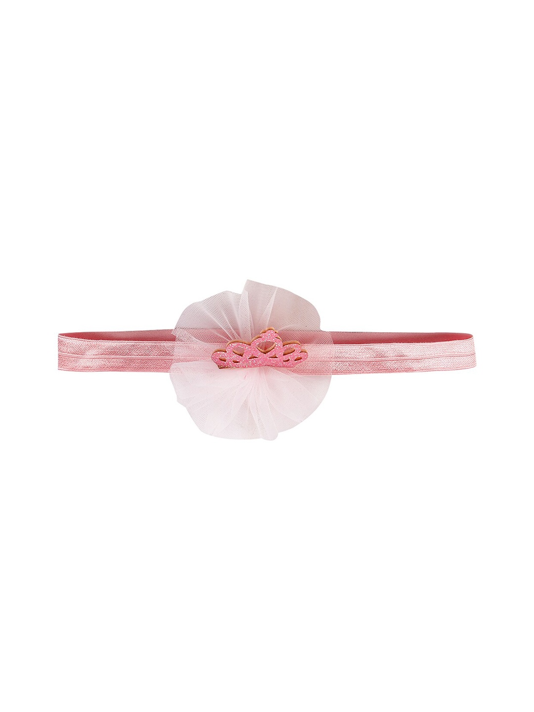 

Aye Candy Girls White & Pink Embellished Crown Chill Wrap Headband