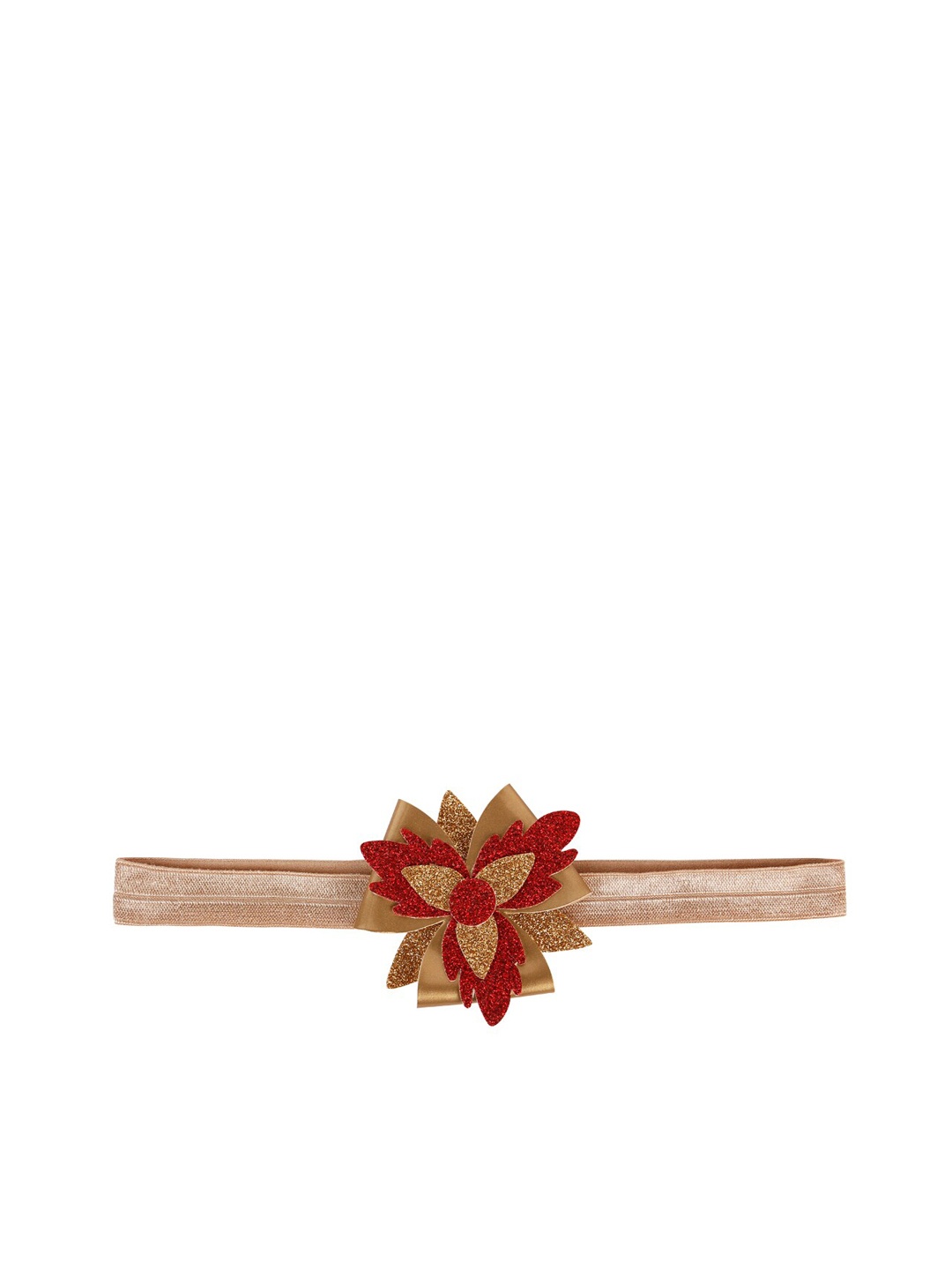 

Aye Candy Girls Rose Gold Shamrock Flower Headband