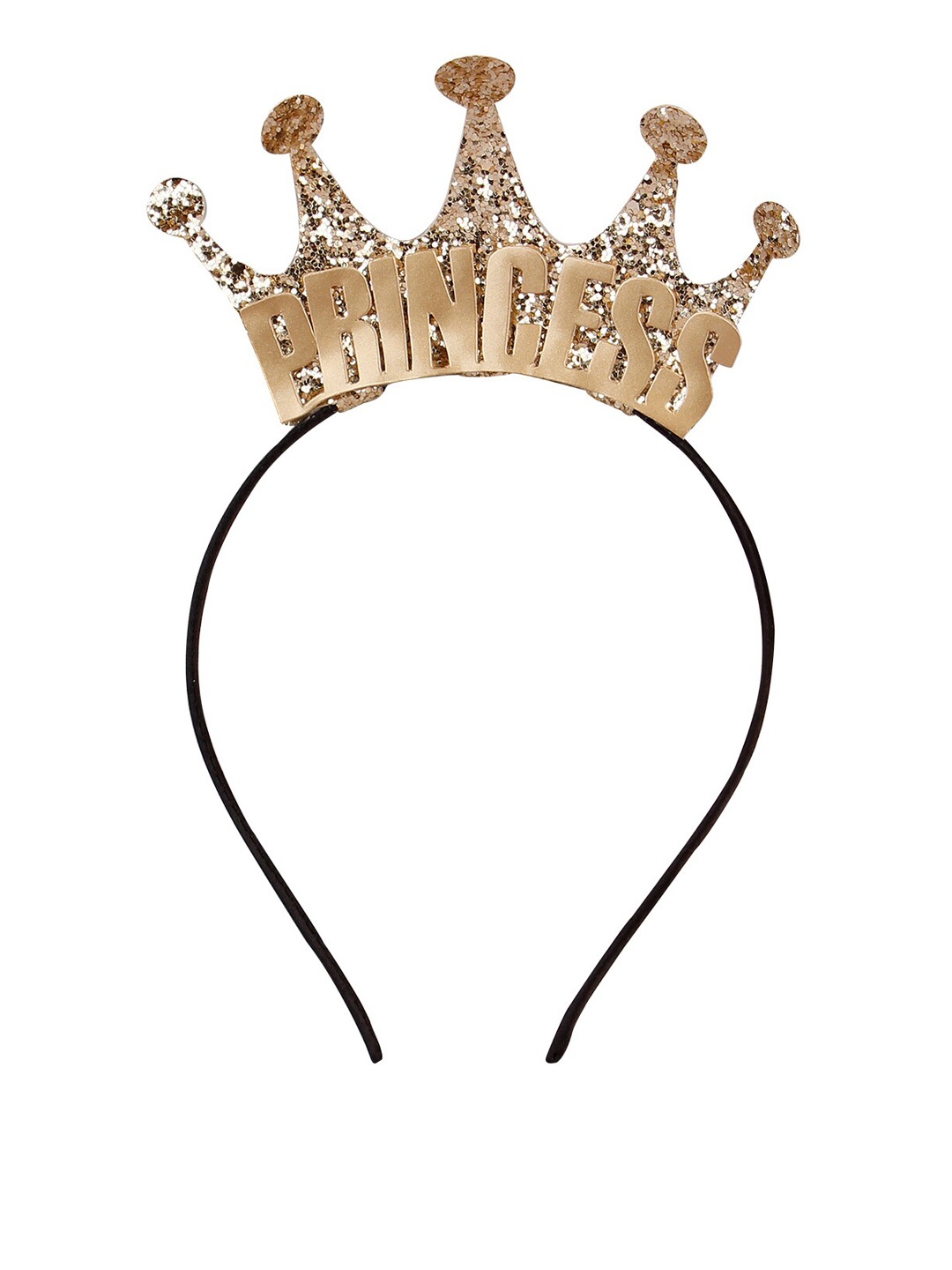 

Aye Candy Girls Gold Embellished Princess Tiara Headband