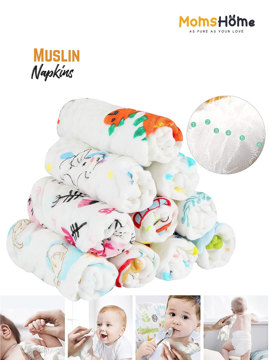 

Moms Home Kids Multi 11 Pieces Baby Apparel Gift Set