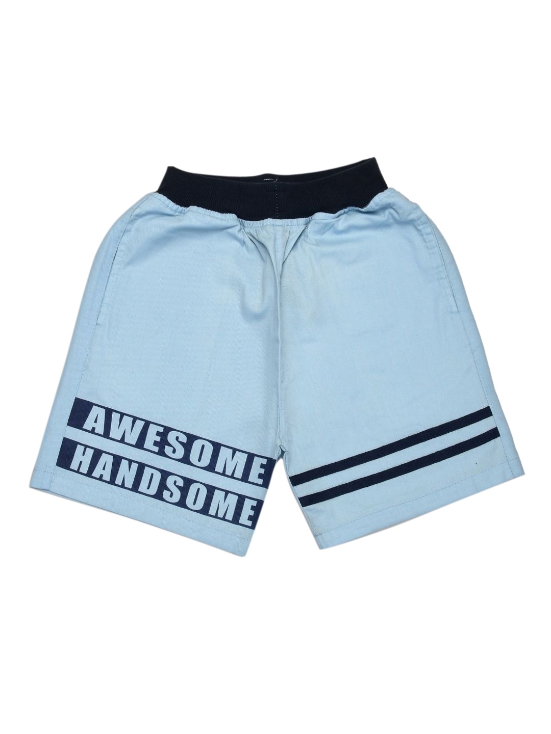 

VEDANA Boys Blue Printed Cotton Regular Shorts