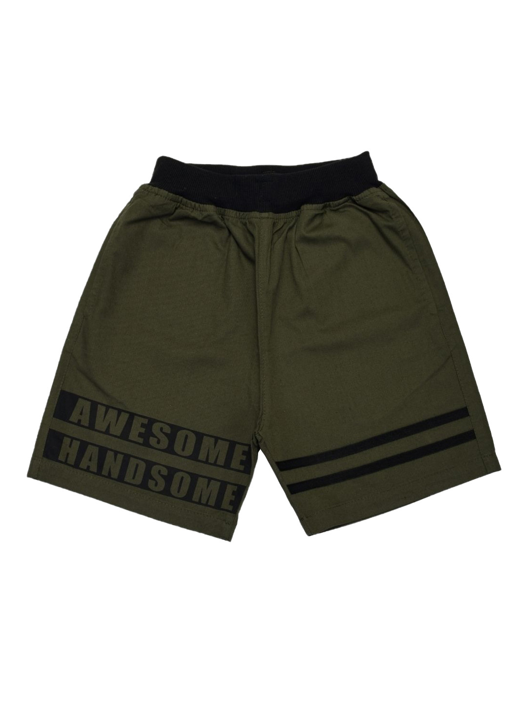 

VEDANA Boys Green Solid Regular Fit Mid Rise Shorts