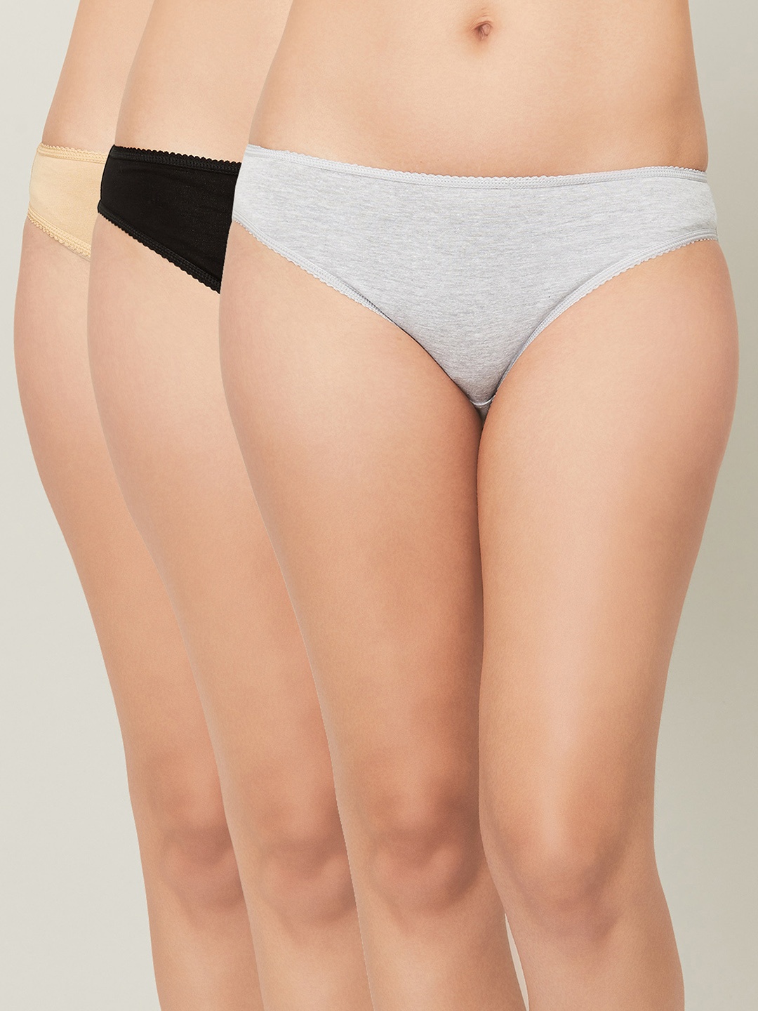 

Ginger by Lifestyle Pack of 3 Black Hipster Briefs 1000010906566