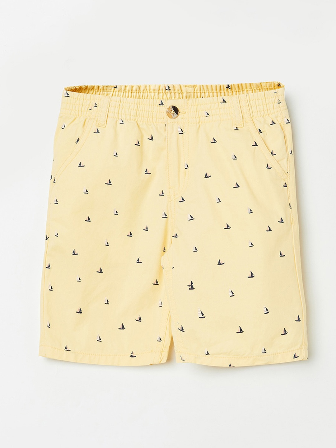 

Bossini Boys Yellow Printed Shorts