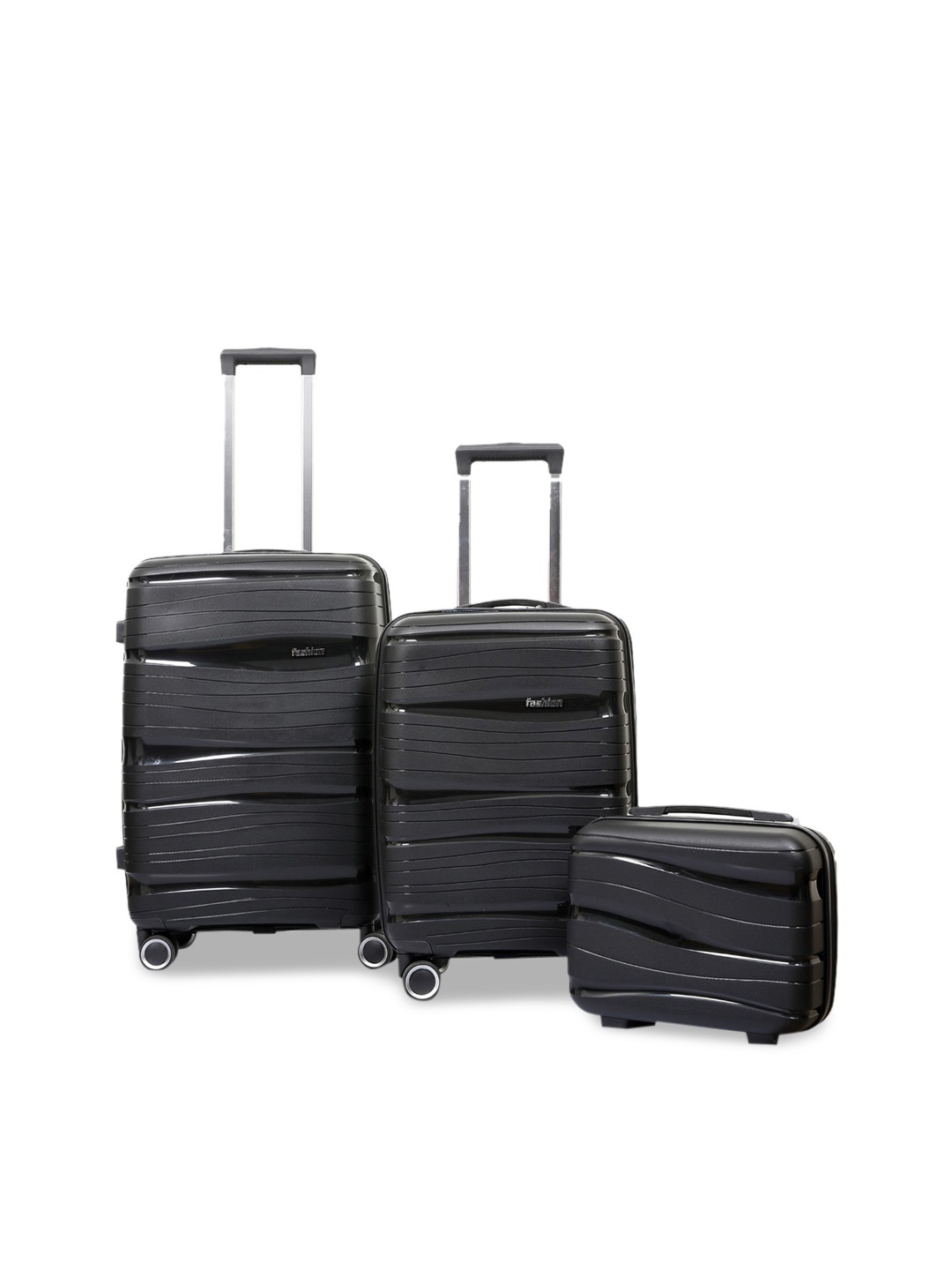 

Polo Class Set of 2 Black Trolley with Vanity Bag