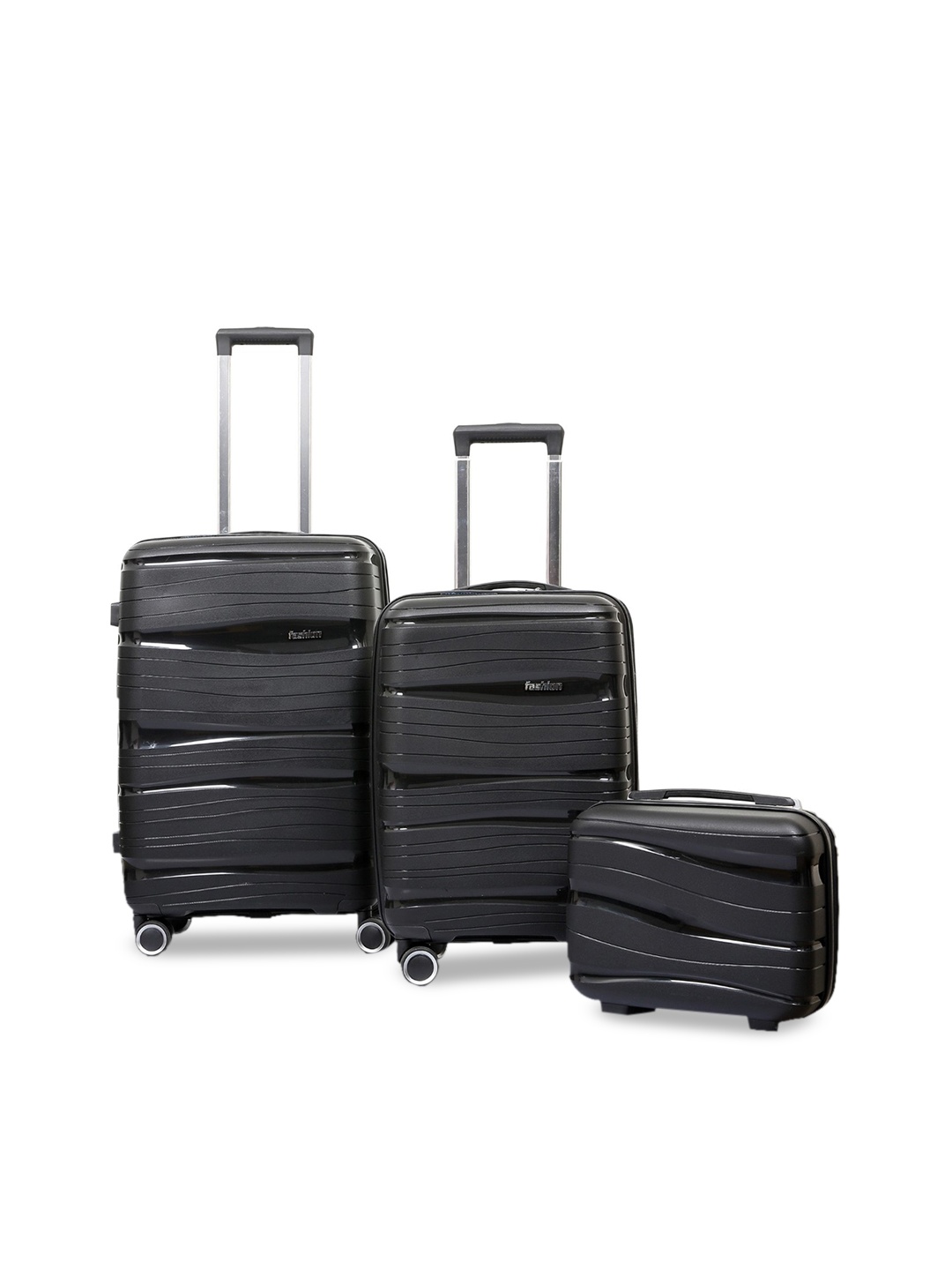 

Polo Class Set of 3 Black Trolley Bag & Vanity
