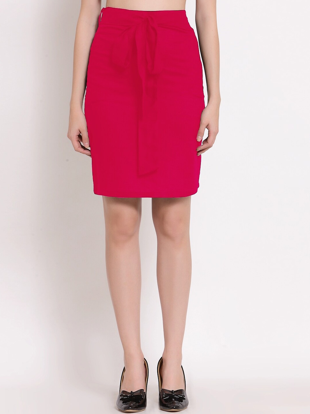PATRORNA Women Fuchsia Skirts