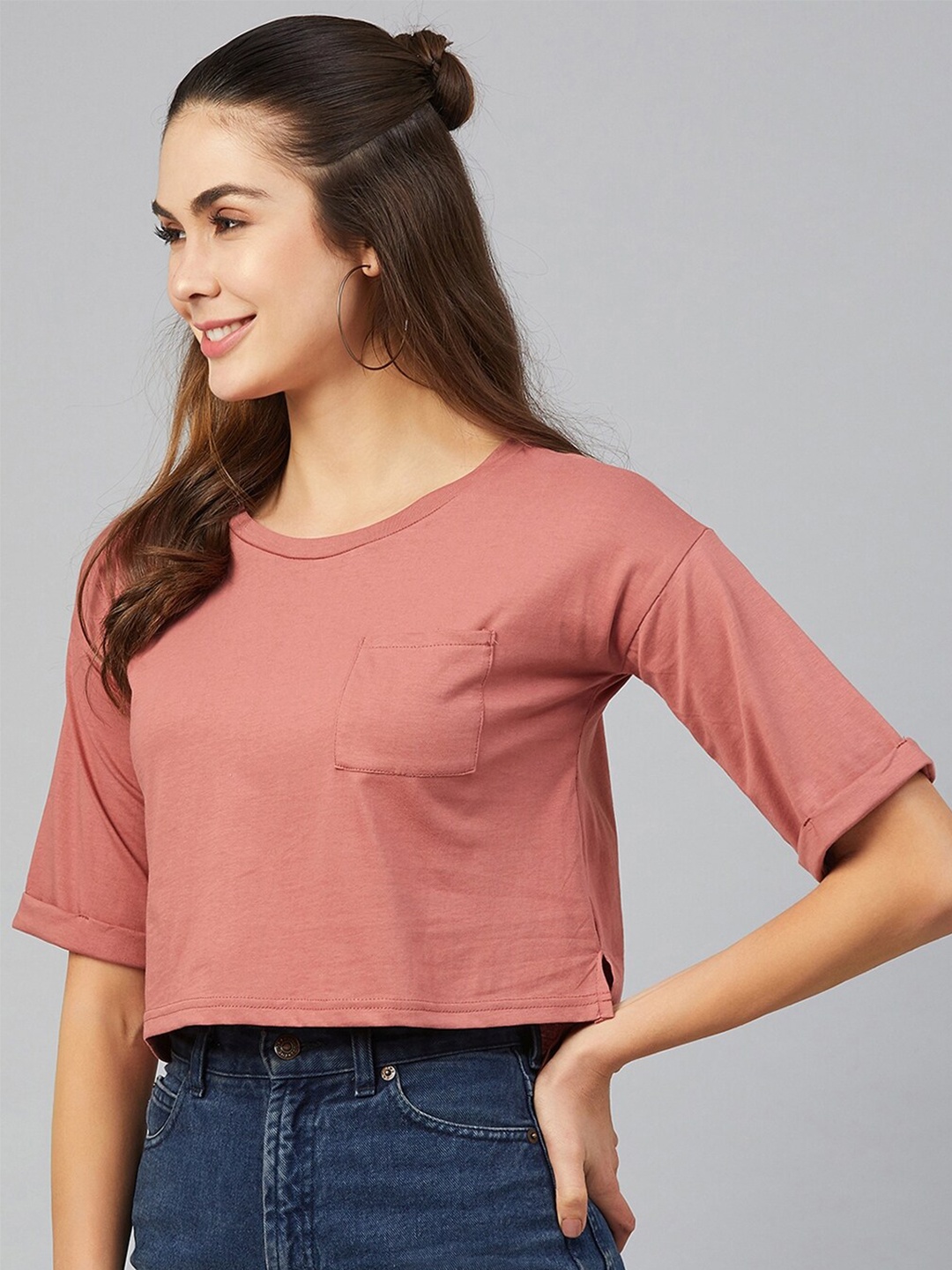 

CHIMPAAANZEE Women Pink T-shirt