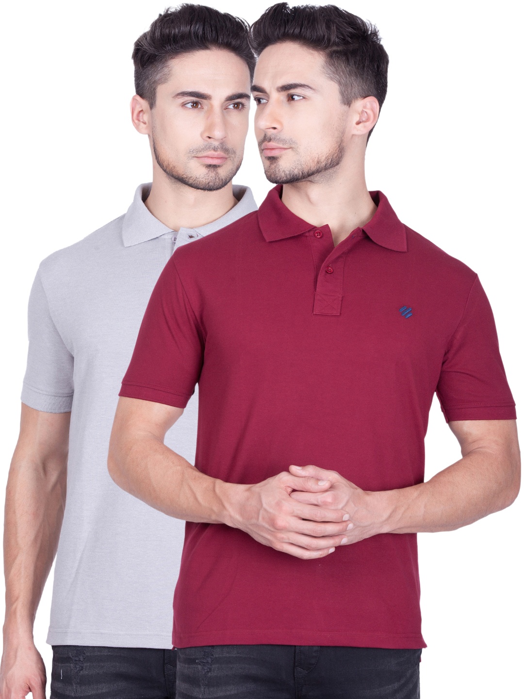 

ONN Pack of 2 Polo T-shirts, Maroon