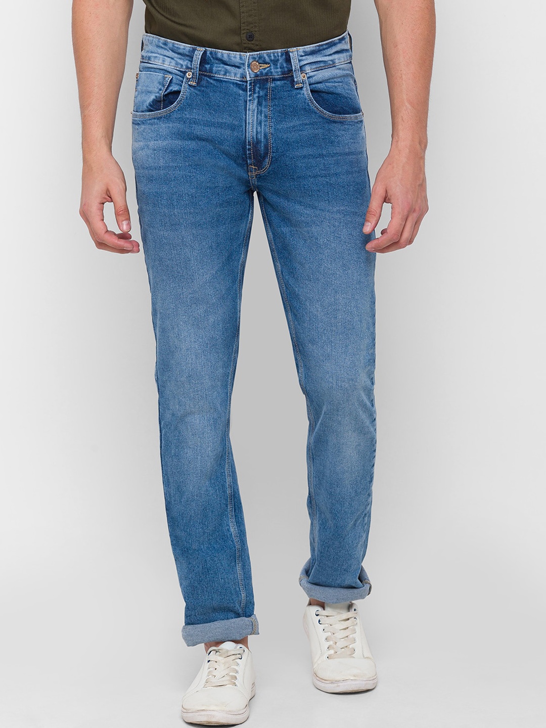 

SPYKAR Men Blue Rovers Heavy Fade Jeans