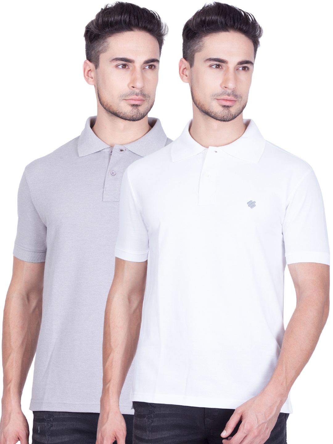 

ONN Pack of 2 Polo T-shirts, White