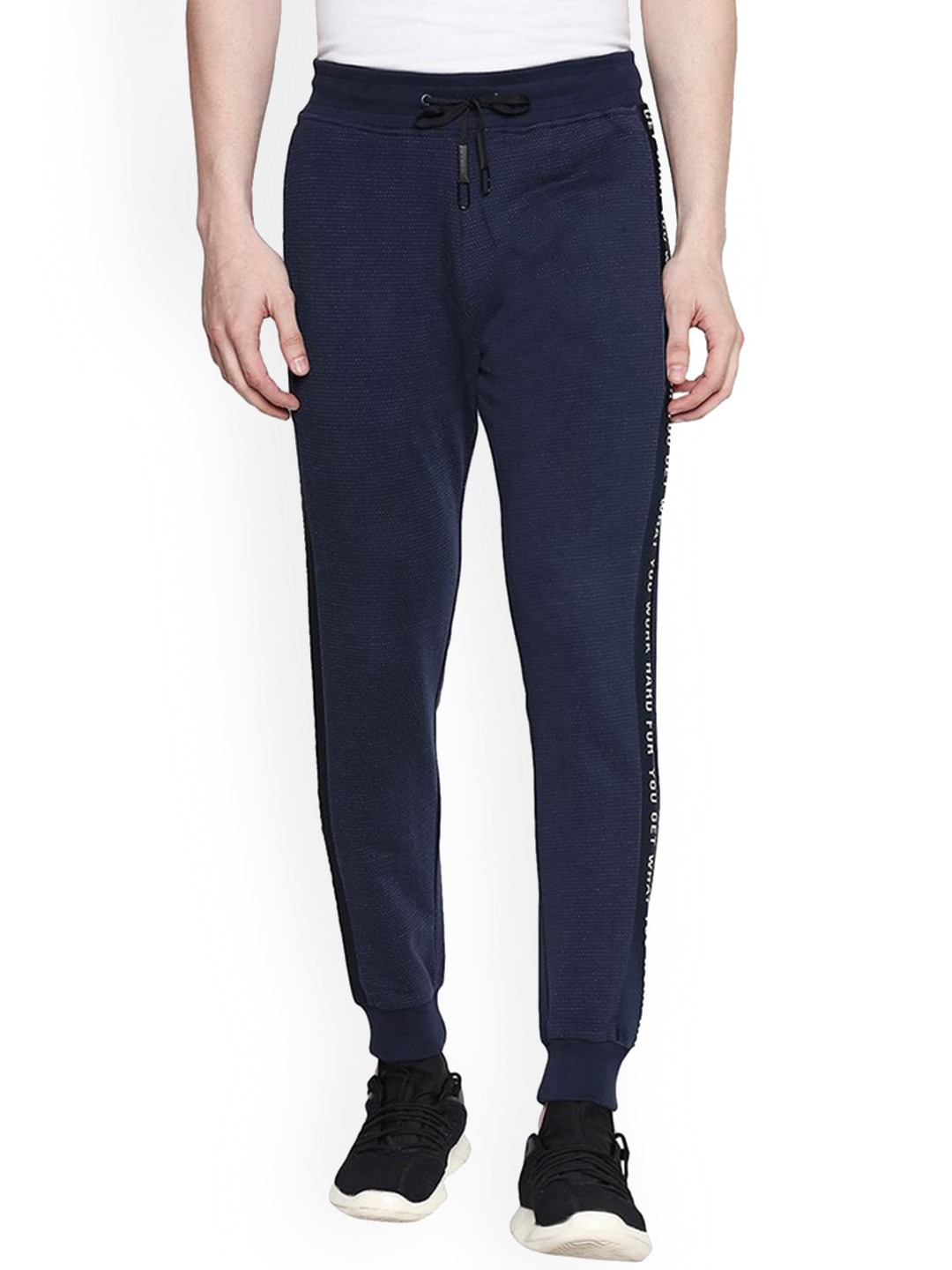 

SPYKAR Men Blue Solid Cotton Joggers