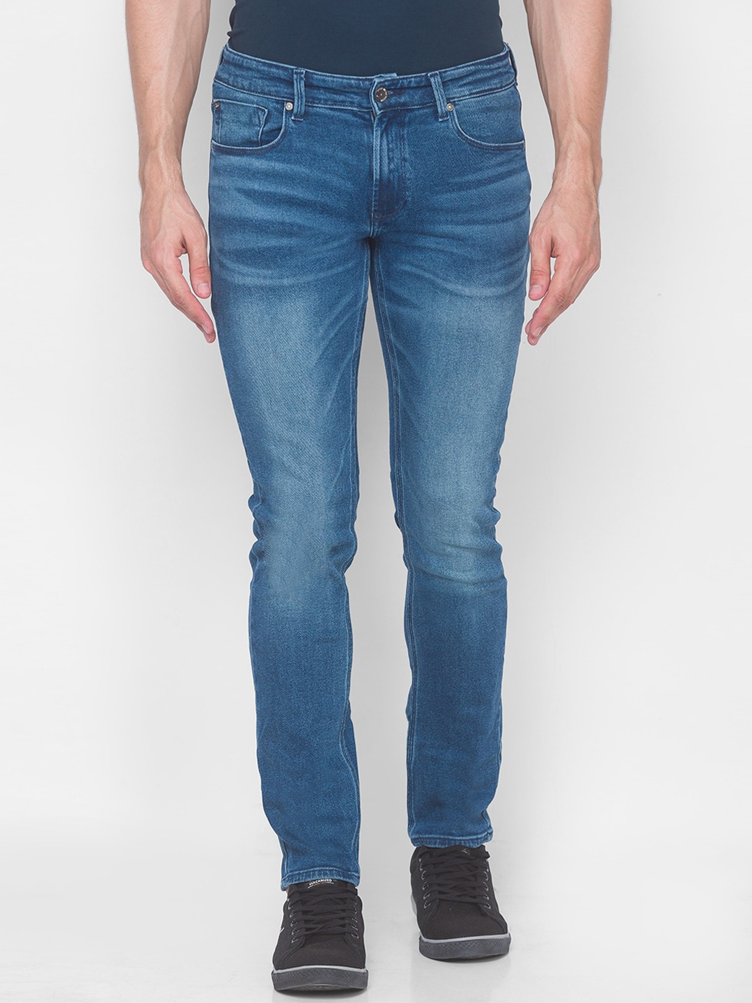 

SPYKAR Men Blue Rovers Slim Fit Light Fade Jeans