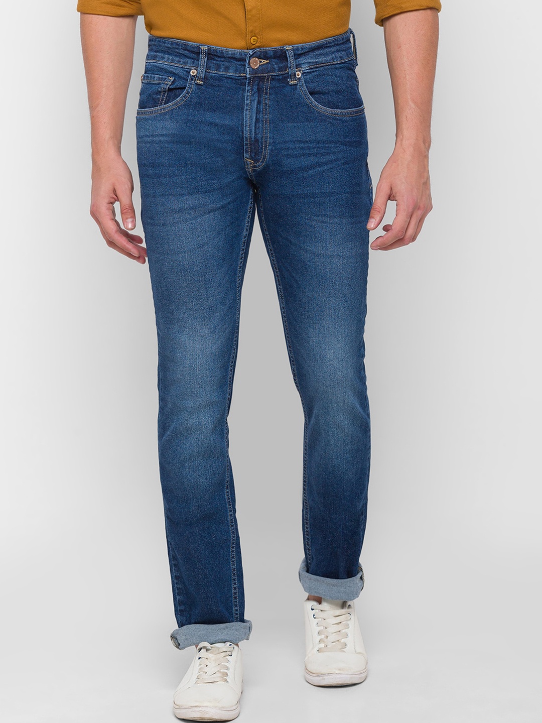 

SPYKAR Men Blue Rovers Light Fade Jeans