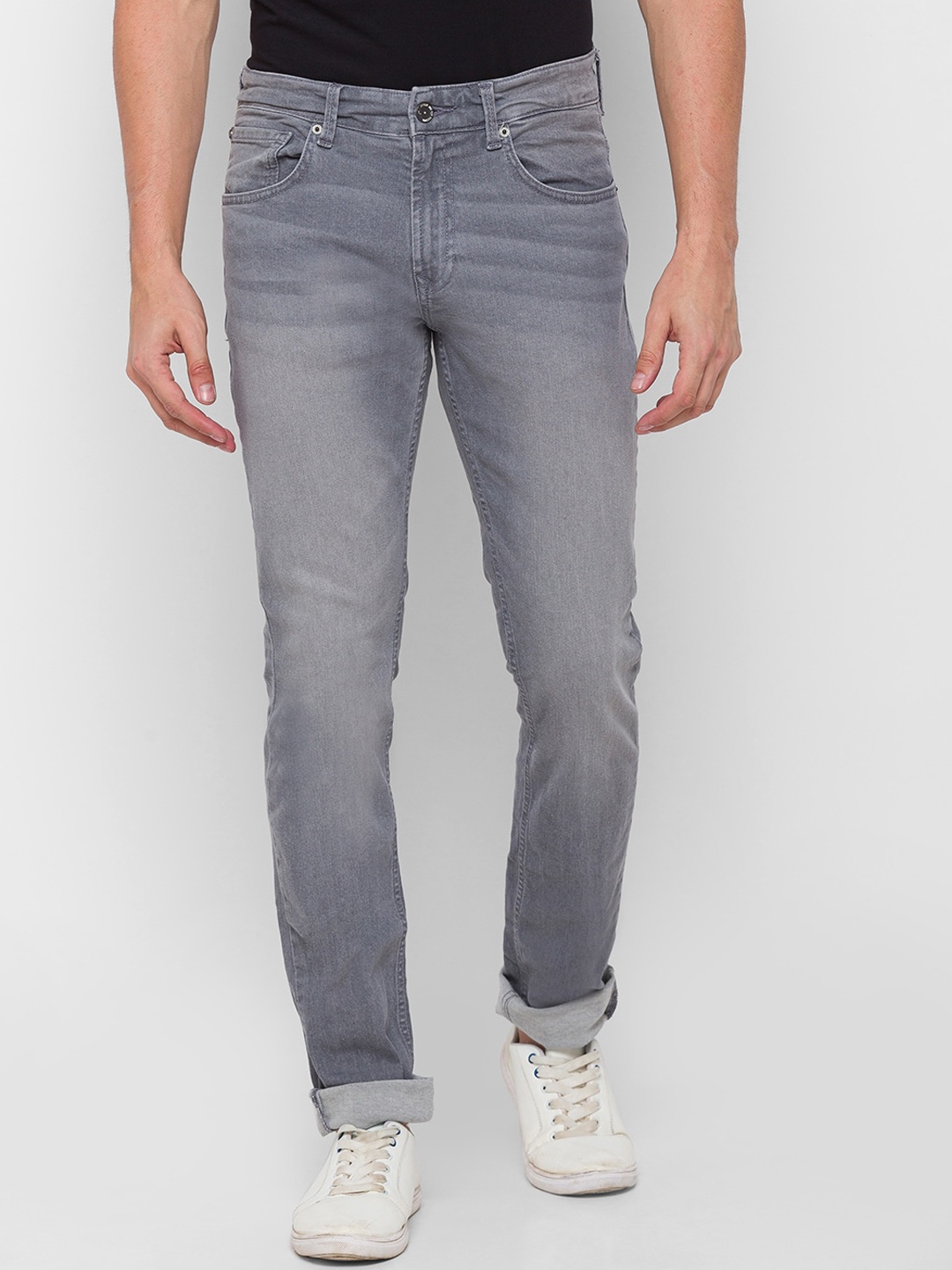 

SPYKAR Men Grey Rovers Heavy Fade Jeans