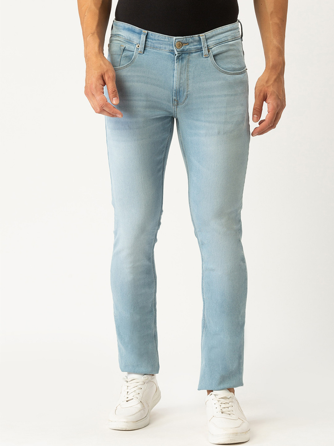 

SPYKAR Men Blue Kano Slim Fit Heavy Fade Jeans