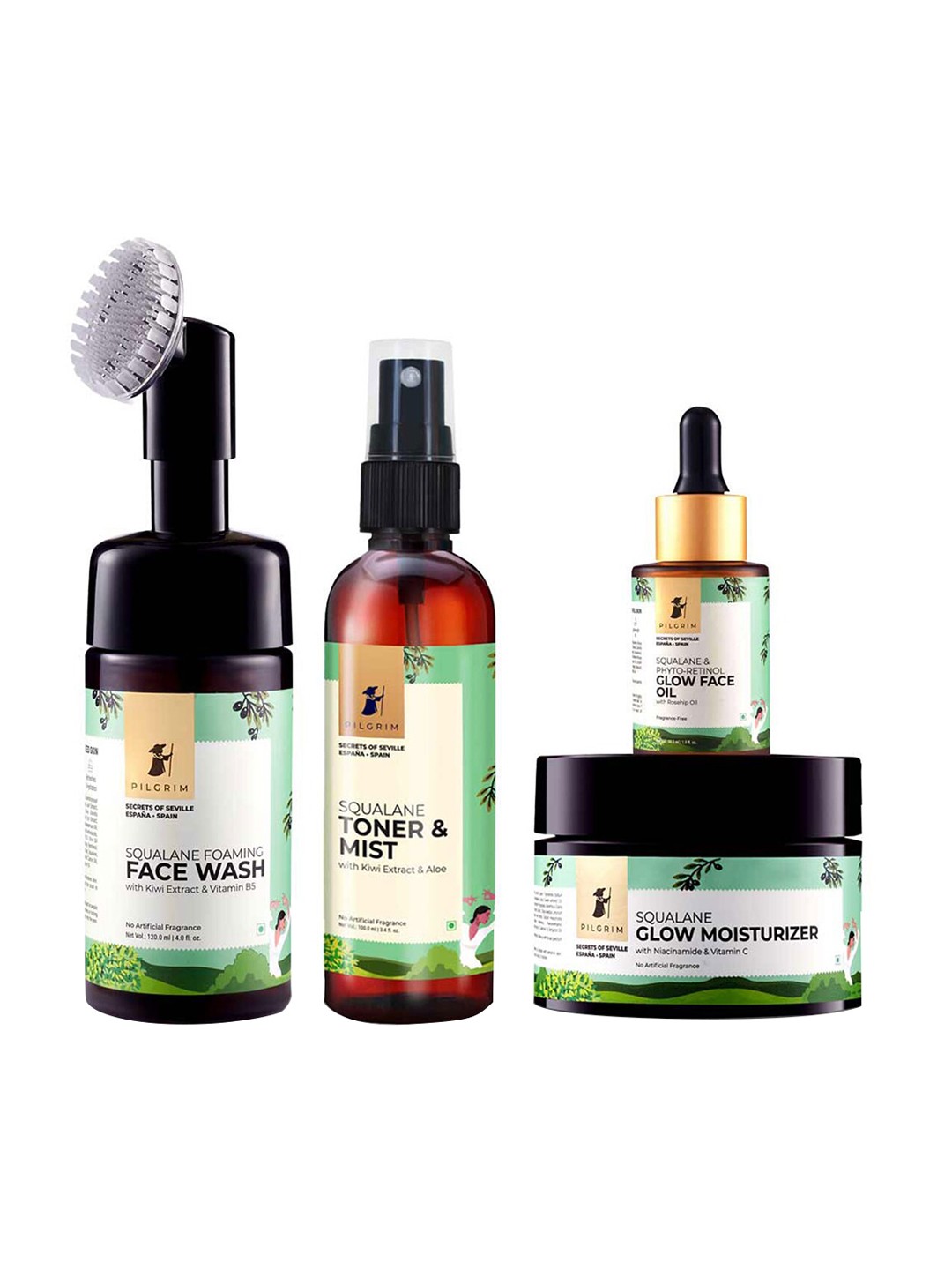 

Pilgrim Ultimate Glow Skin Perfecting Skin Care Kit, Green